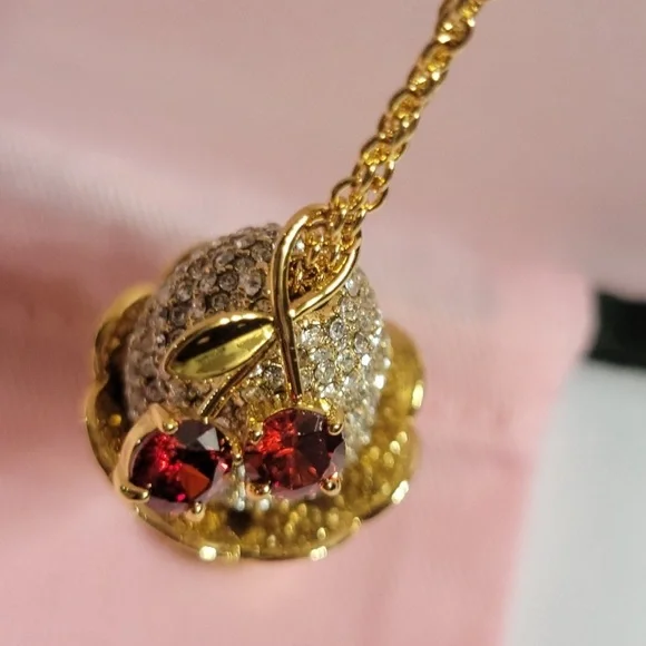 New Kate Spade ice cream sundae pendant necklace - Picture 11 of 17